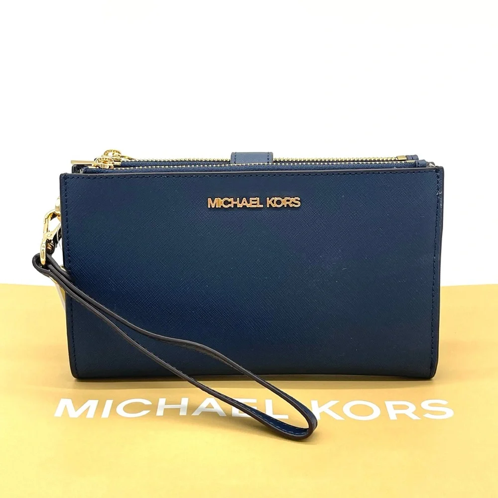 Michael Kors Large Double Zip Wallet Wristlet - Picture 3 of 7